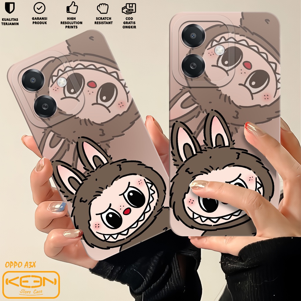 Case Oppo A3 NFC - Casing Hp Oppo A3 NFC Motif Labubu - Softcase Oppo A3 NFC - Softcase Hp Oppo A3 N