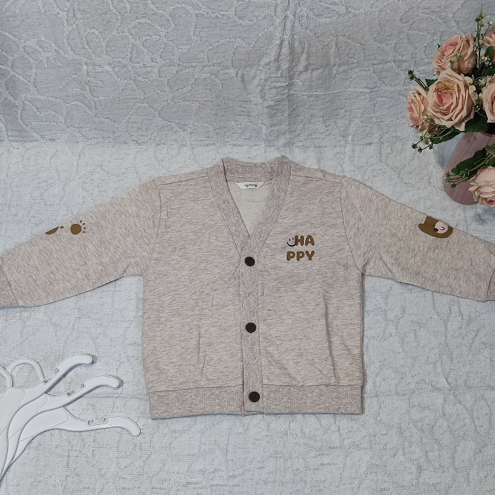 Sweater Kancing agabang Motif super lucu