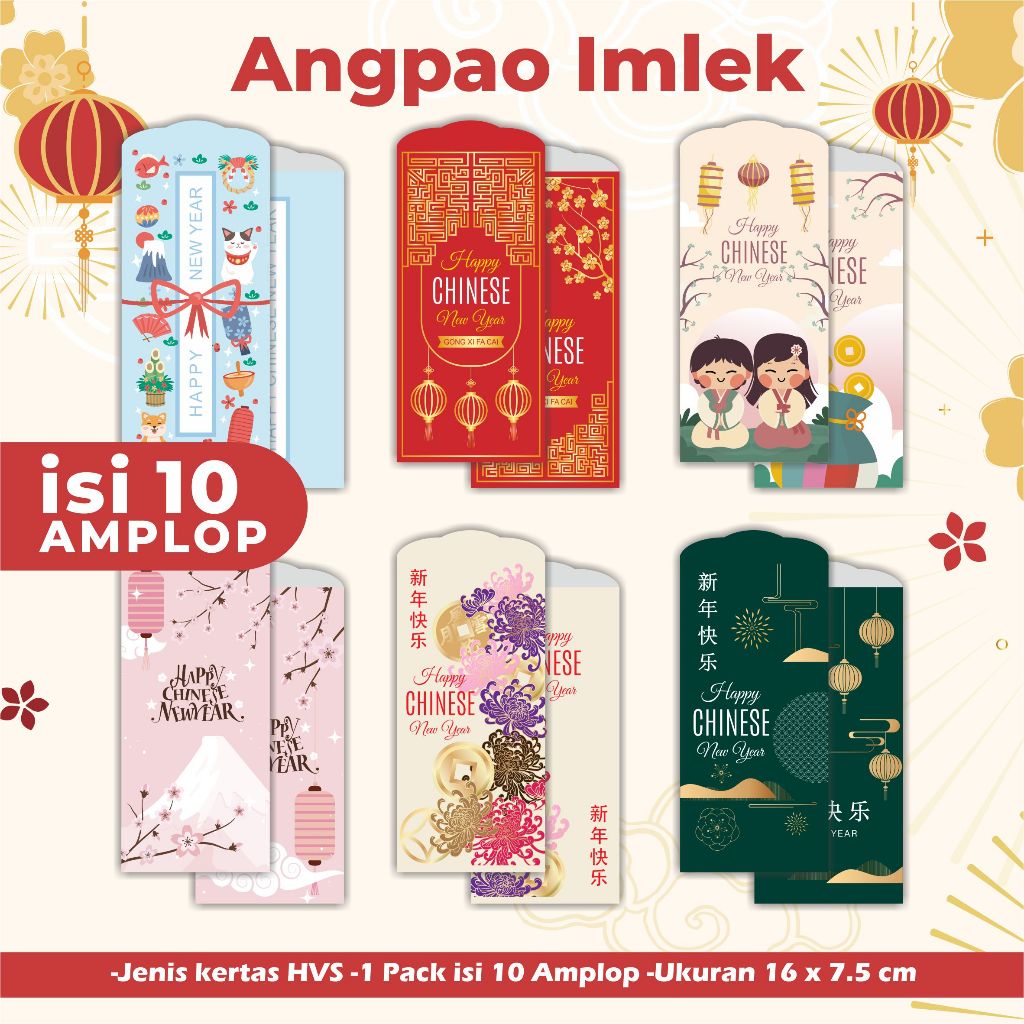 

Angpao imlek - amplop chinese new year - angpao chinese new year