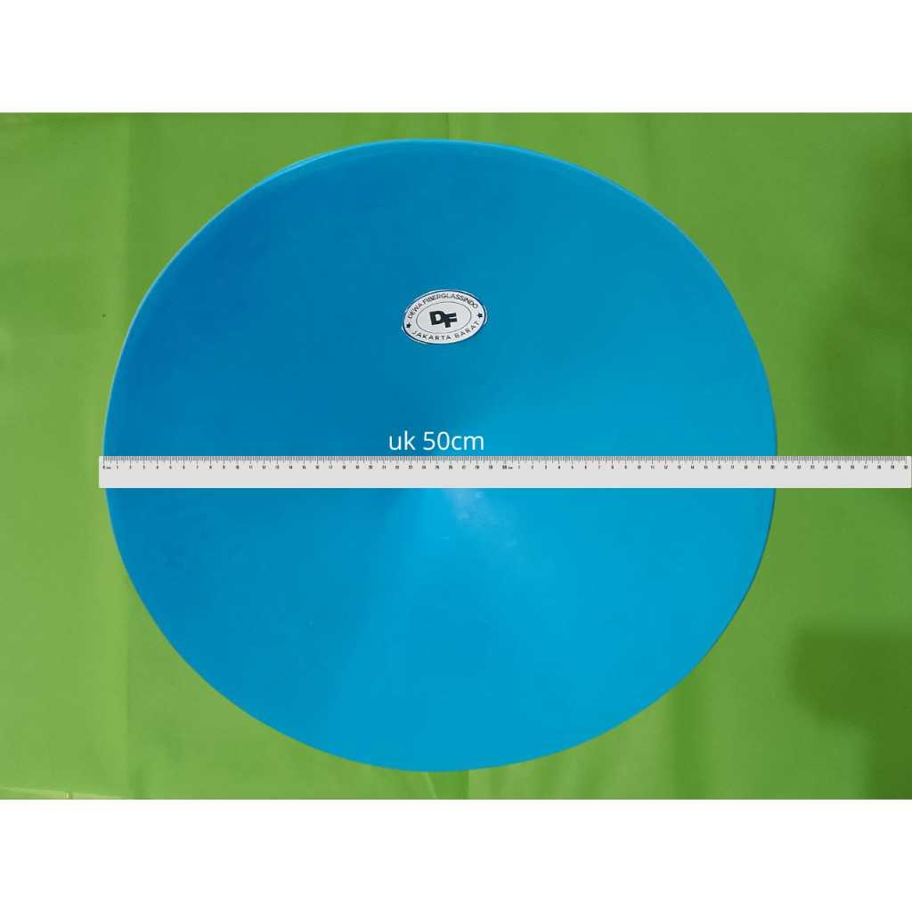 50cm ALAT DULANGAN EMAS DULANG MAS FIBERGLASS WARNA BIRU FIBER