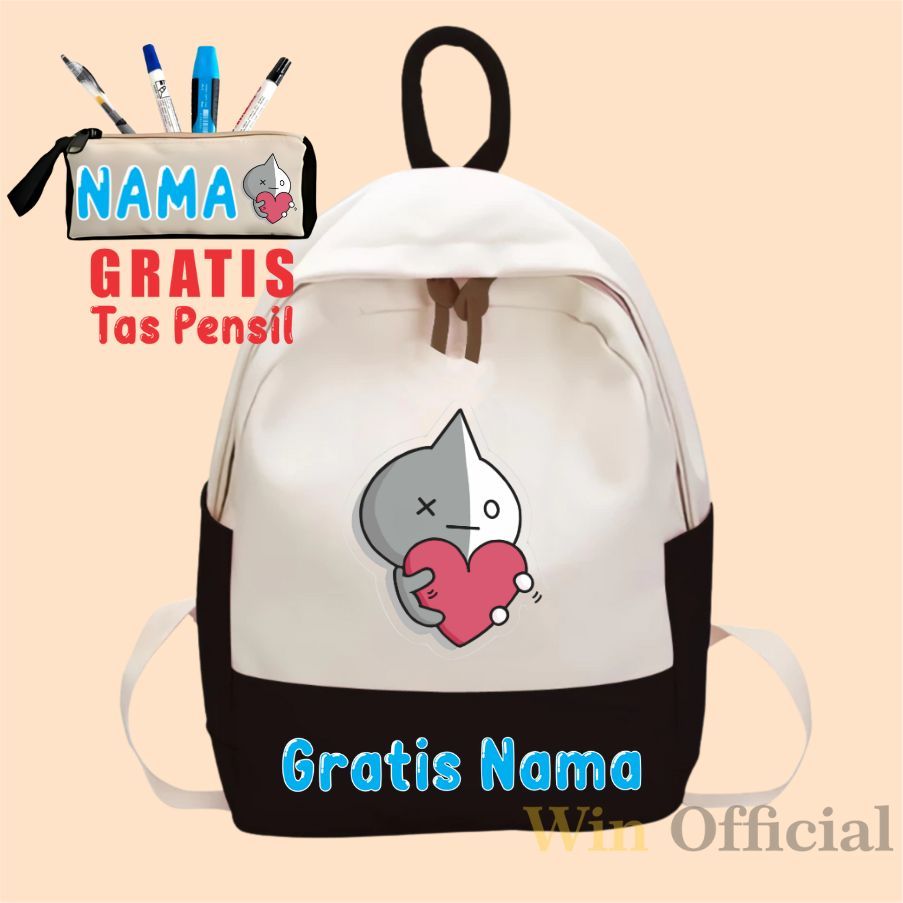 Tas Ransel Bts Bt21 Tas Sekolah Anak Perempuan Cewek Sd Smp Ransel Korea Murah Kece