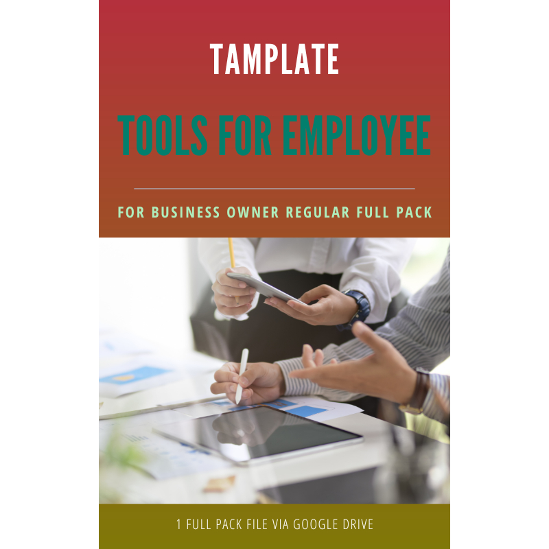 Tamplate Tools Employee || Untuk Bisnis 14 File Excel