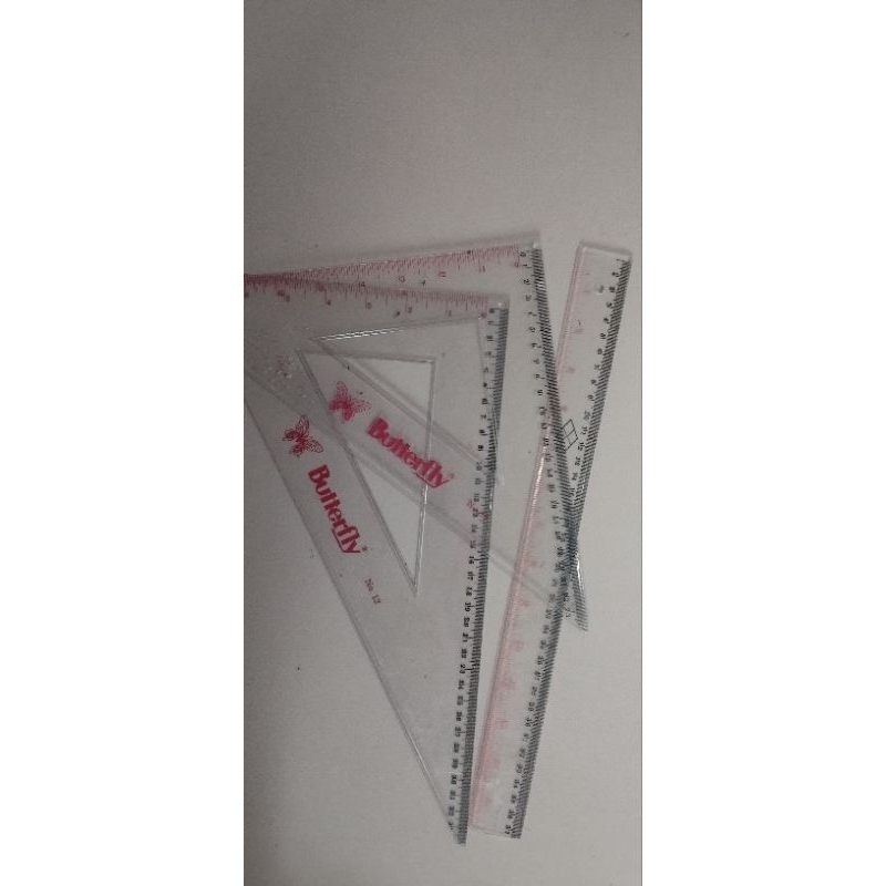 

Penggaris segitiga butterfly | second