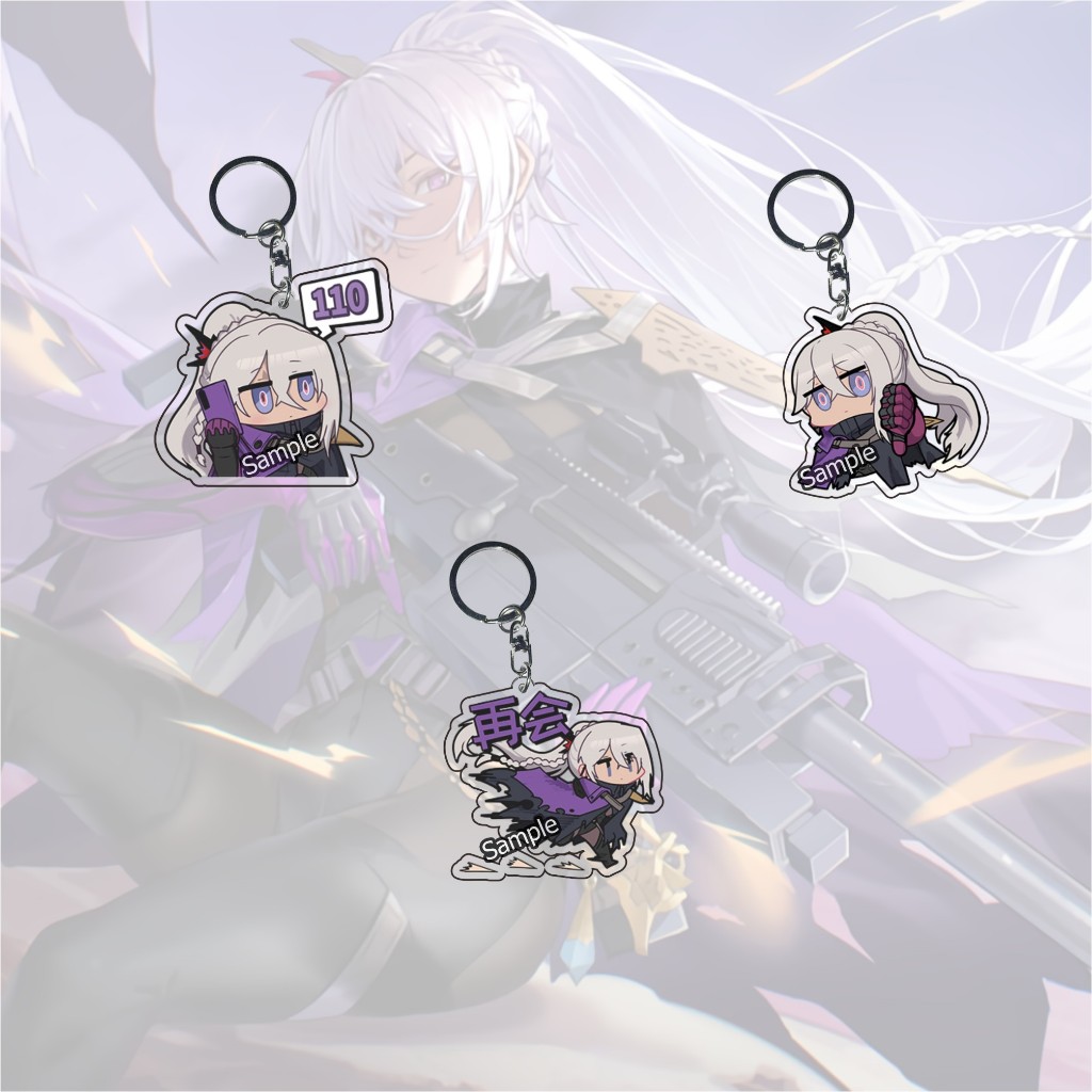 Gantungan Kunci Girls' Frontline Exilium Nemesis ALL - Ganci - Key Chain - Anime - Game