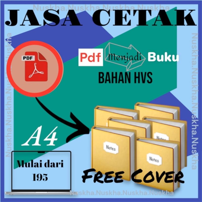 

Jasa Cetak Buku/Novel/dokumen ukuran A4 bahan HVS