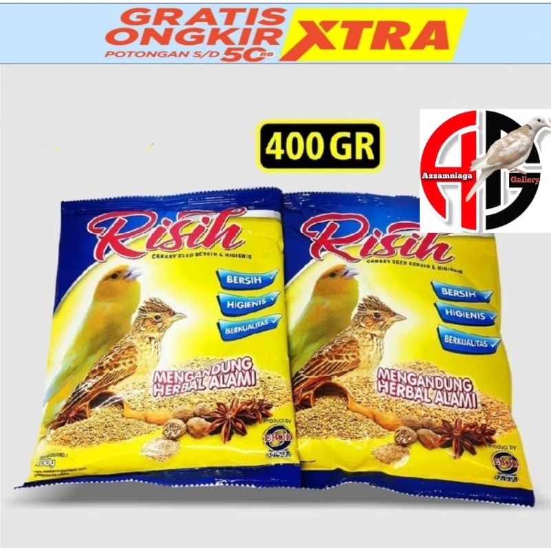 RISIH KENARI RISIH BRANJANGAN  PAKAN BURUNG  KENARI RISIH 400 GR