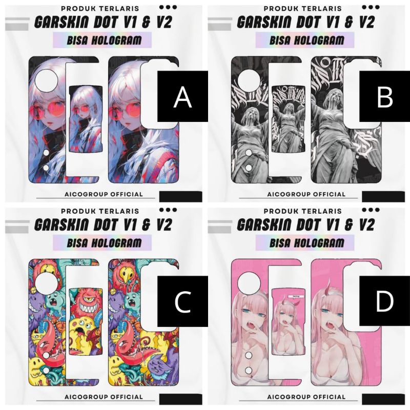 

Premium Innneerrr Dottttaaaaa v1 Hologram Dan Non Hologram Full Motif Desain Dan Anti Gores