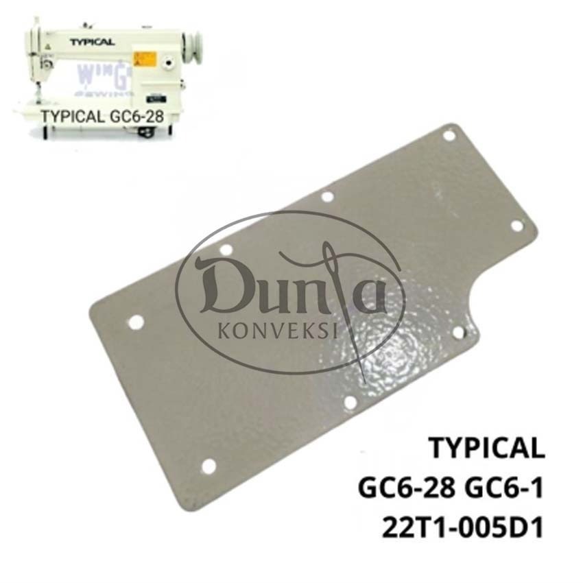 22T1005D1 TYPICAL GC6-28 GC6-1 Tutup Belakang Mesin Jahit Industri 22T1-005D1