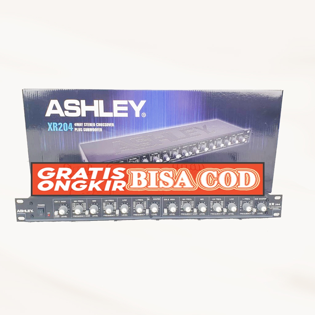 Ashley XR204 Stereo Crossover  ashley model xr204 +Subwoofer