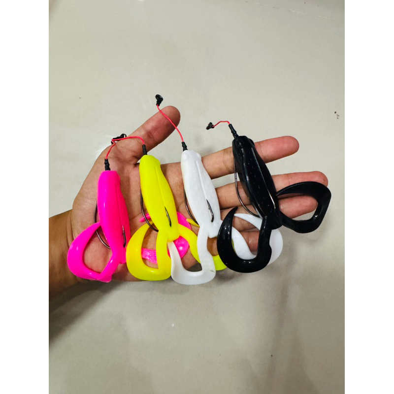 PROMO SABAITZER 10CM PLUS HOOK KEVLAR 150 LBS|| UMPAN CASTING IKAN GABUS TOMAN