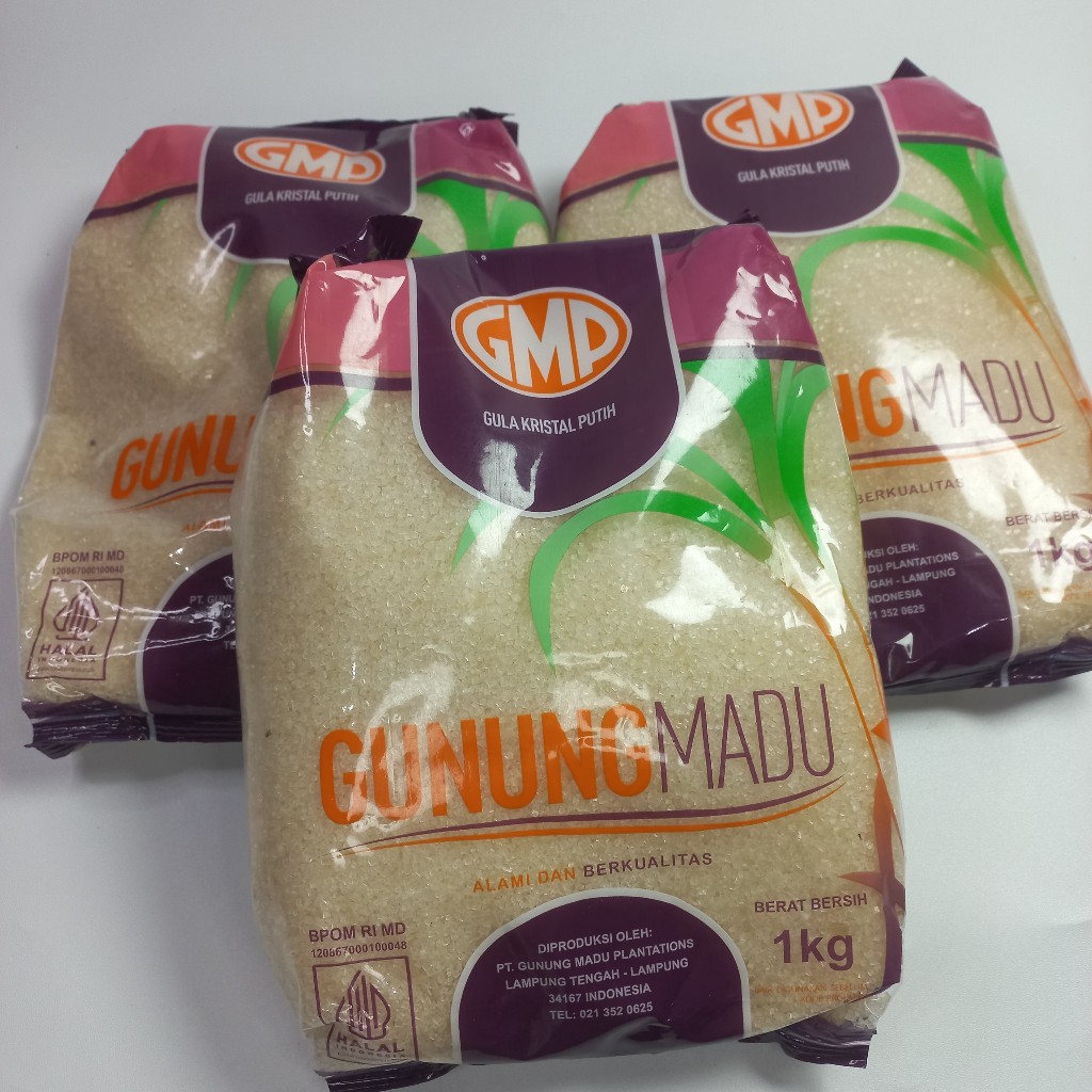 

Gula Pasir Kristal / Gula Kristal Gunung Madu GMP / 1 Kg