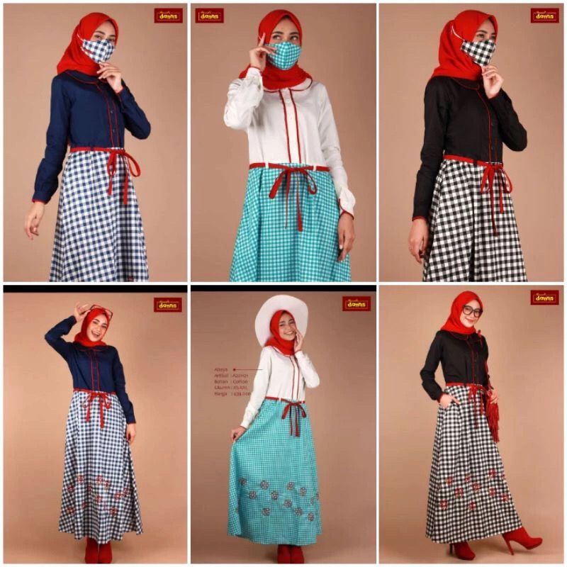 [S] SALE 30% [RUMAH DANNIS] Abaya Gamis Jubah Wanita Dewasa Rumah Dannis Size S SALE Obral 30%
