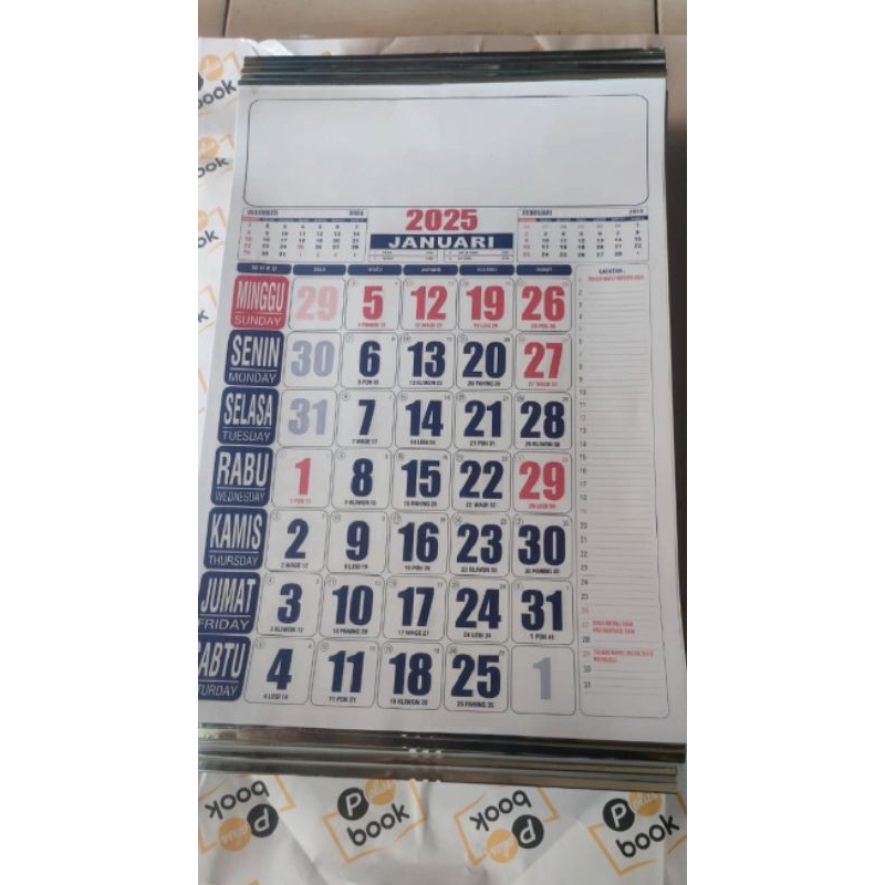 

Kalender 2025 Termurah | Produksi Sendiri | Percetakan Langsung
