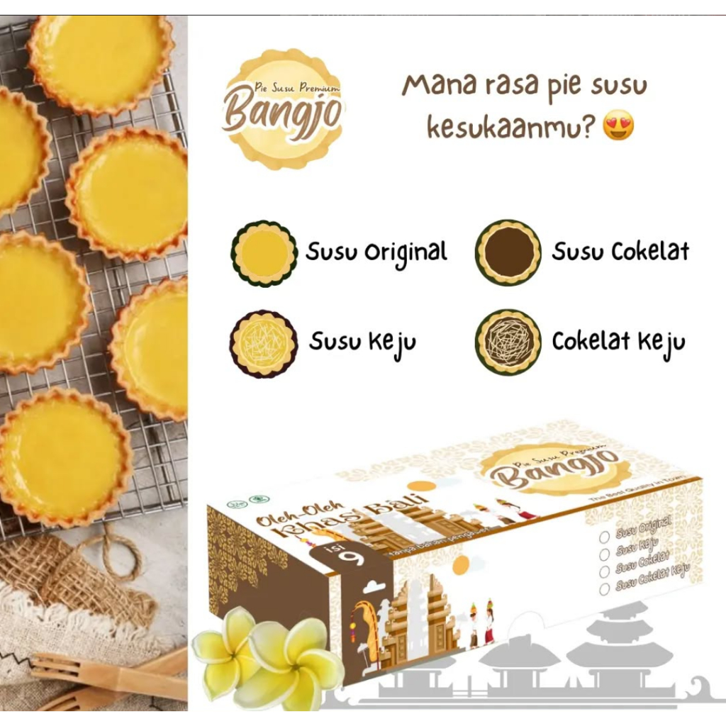 

Pie Susu Premium - Pie Susu Bali - Oleh-Oleh Khas Bali