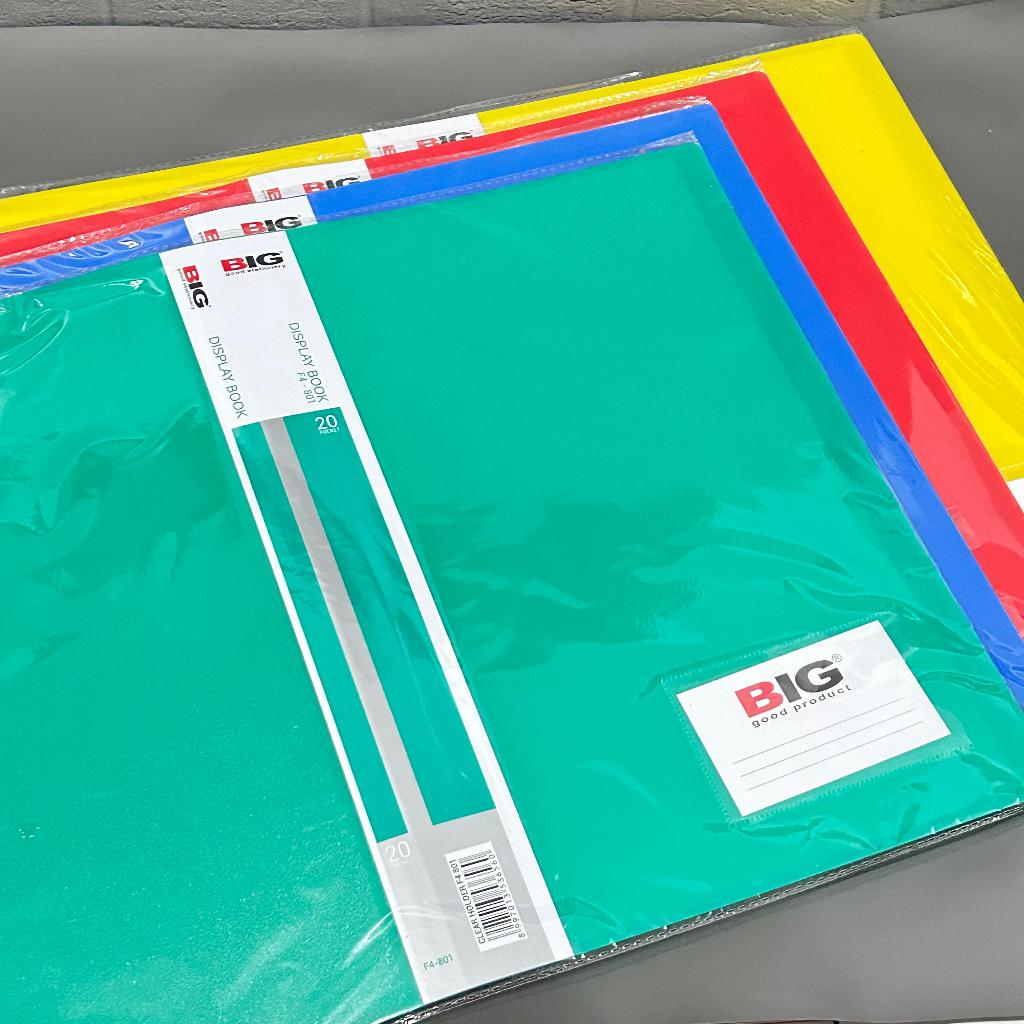 

SATUAN 1 BIJI Display Book Document Keeper Map Clear Holder Folio F4 Big 20 Lembar