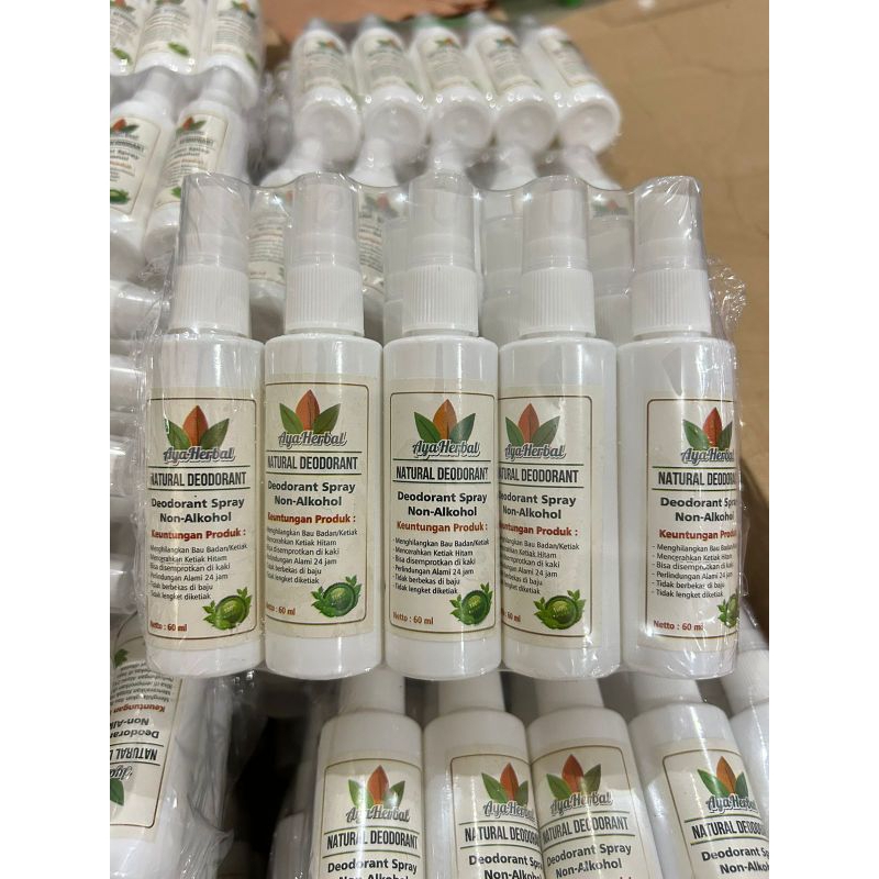 AYA HERBAL NATURAL DEODORANT SPRAY 60 ML