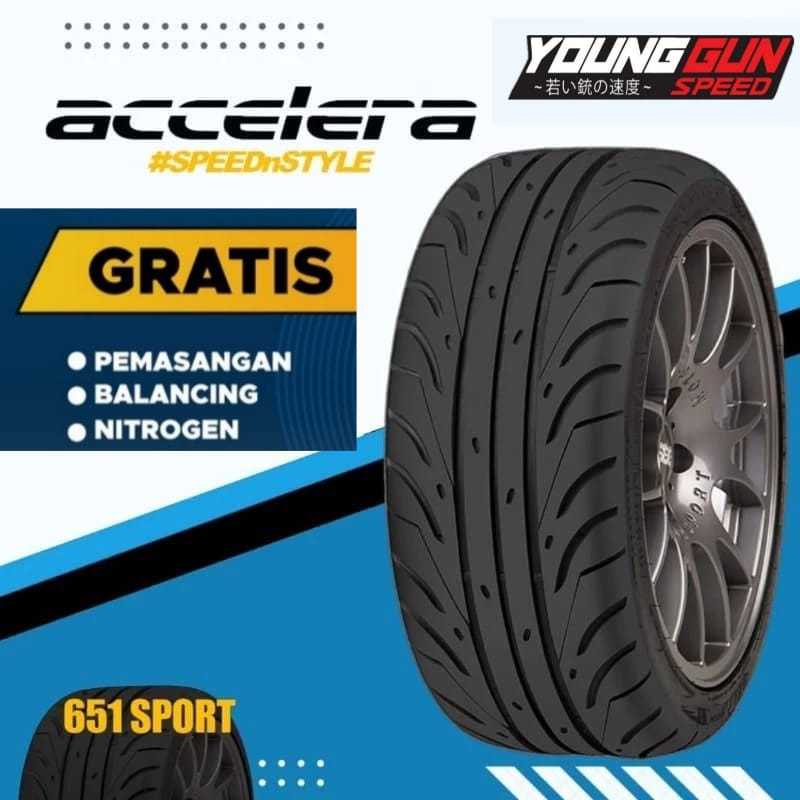 ban tubles semi slick 205/45/R17 accelera 651 sport