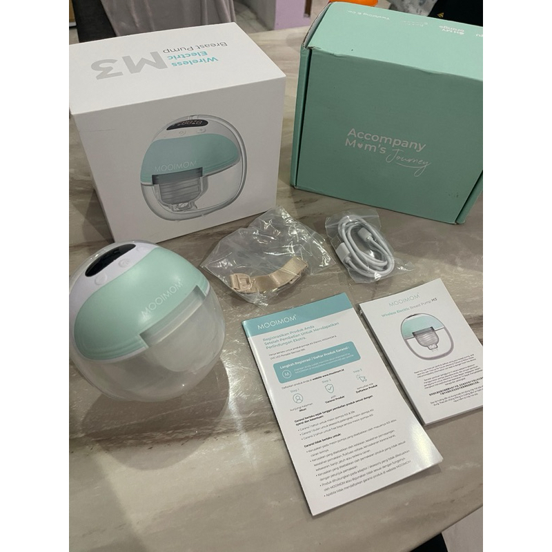 Breast Pump HandsFree - MOOIMOM - SECOND SIAP KIRIM