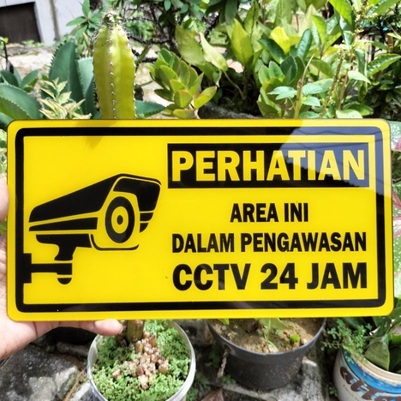 

Akrilik Perhatian Area Ini CCTV 24 Jam