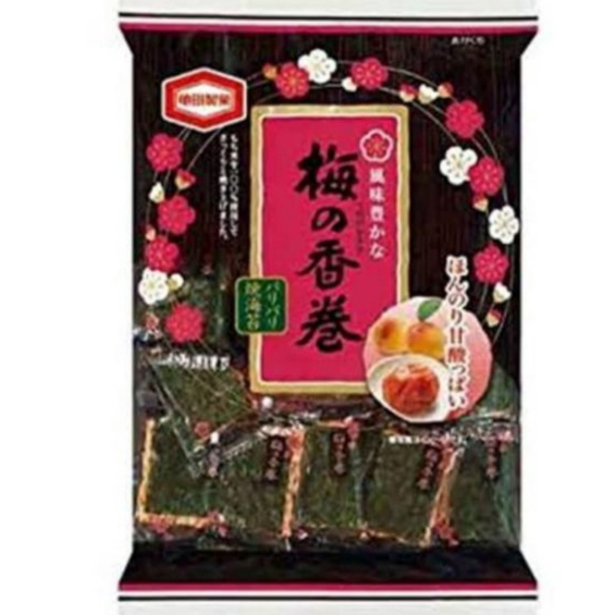 

KAMEDA Umenokamaki / Kraker Beras Dengan Rumput Laut dan Plum 48,8Gr