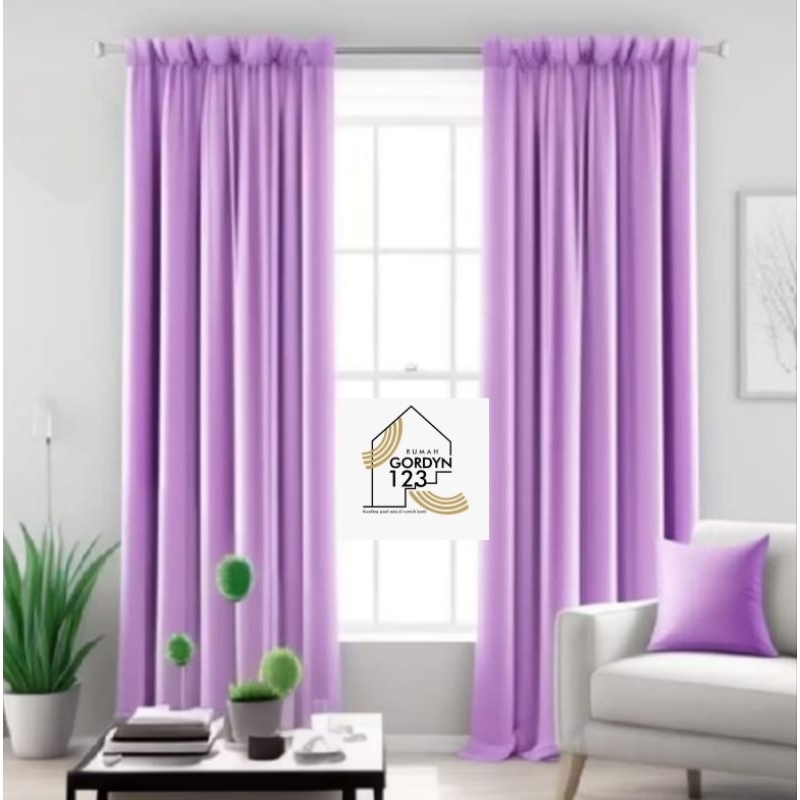 Gorden polos model serut gorden minimalis gorden jendela