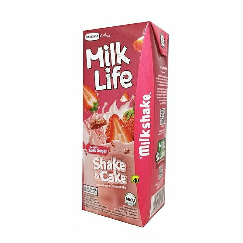 

MILK LIFE 200 ml susu kotak susu segar