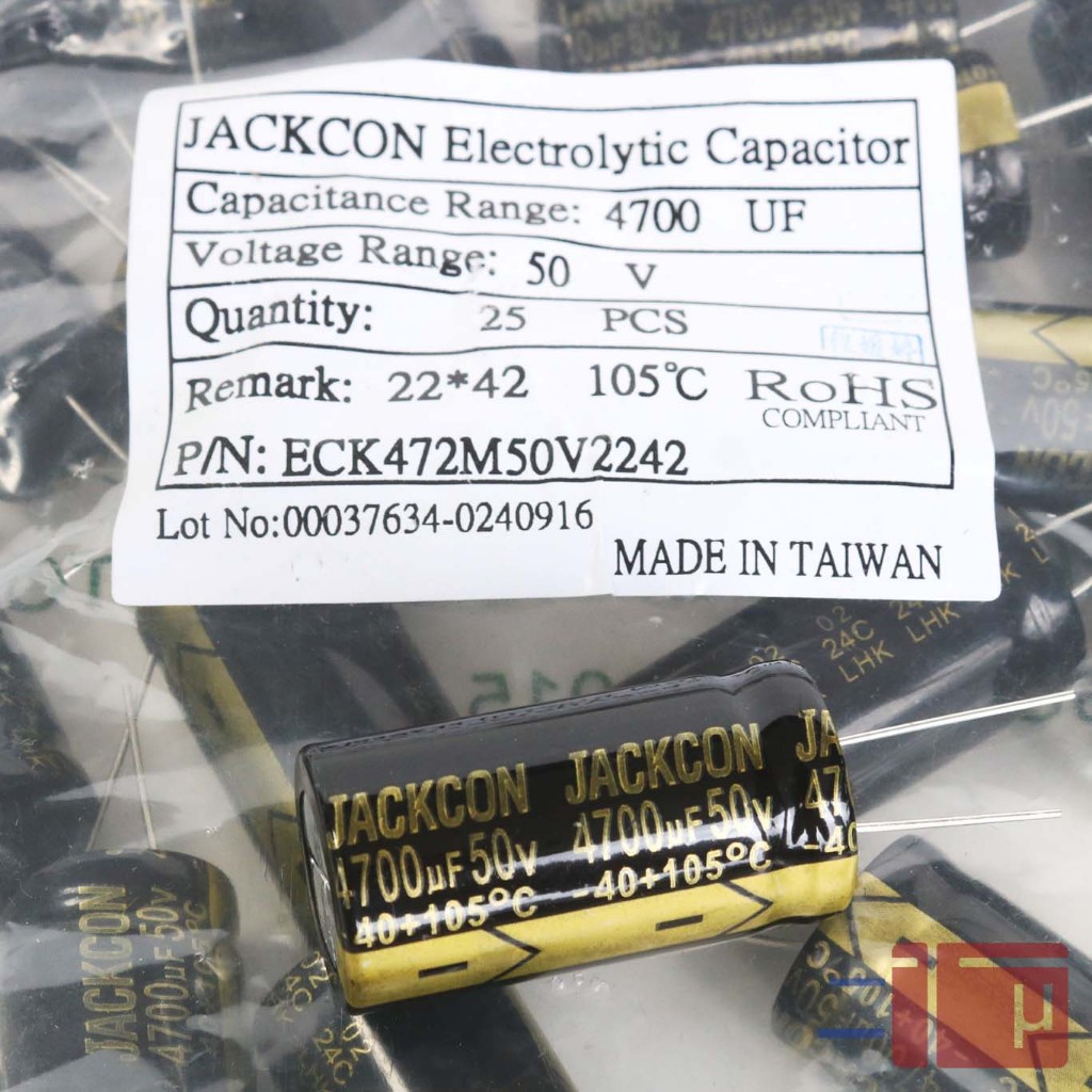 Elco 4700uf 50V Jackcon Taiwan Original