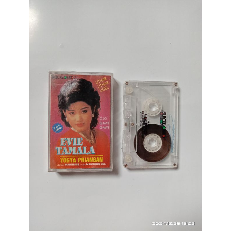 Kaset Pita Evie Tamala - Yogya Priangan / Kaset Pita Lagu Pop Jawa Evie Tamala