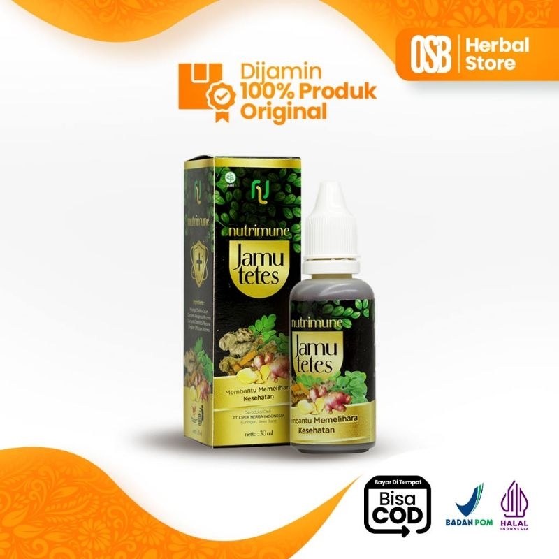 

Nutrimune Jamu Tetes Cair Original Suplemen Vitamin Bantu Melihara Kesehatan Tubuh Dan Imunitas