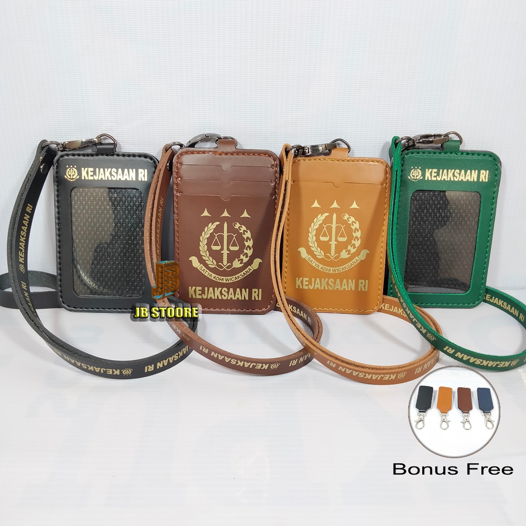 

Tempat Id Card KEJAKSAAN Kulit / Id Card Holder Kejaksaan Gantung / name tag kejaksaan tali kulit