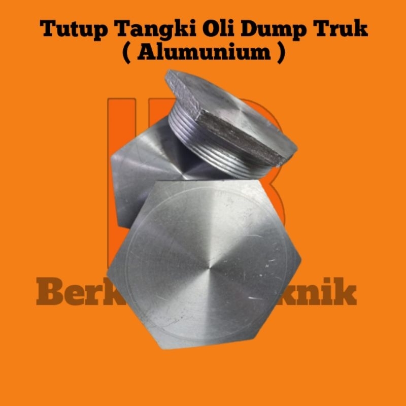 Tutup Tangki Oli Dump Truk  ( Alumunium )