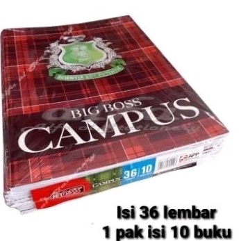 

ENLOV178 BUKU TULIS BIGBOSS CAMPUS 36 LEMBAR 1 PAK ISI 1 BUKU 1 ASLI BIGBOSS