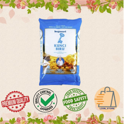 

Tepung terigu kunci biru BOGASARI premium 1KG