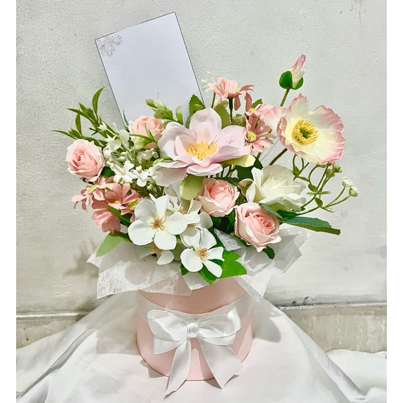 Flower Bloom Box/Bunga Grand Opening/Bunga Opening Store/Bunga Meja/Bloom Box Bouquet/Bunga Bloom bo