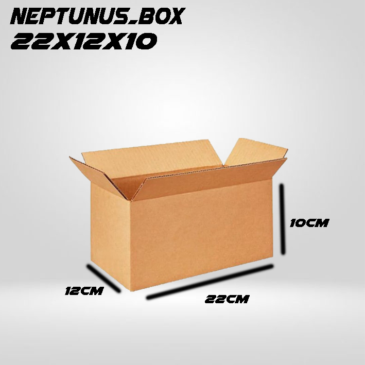 

Kardus Packing Ukuran 22x12x10 Polos Box Cogurated tebal kuat