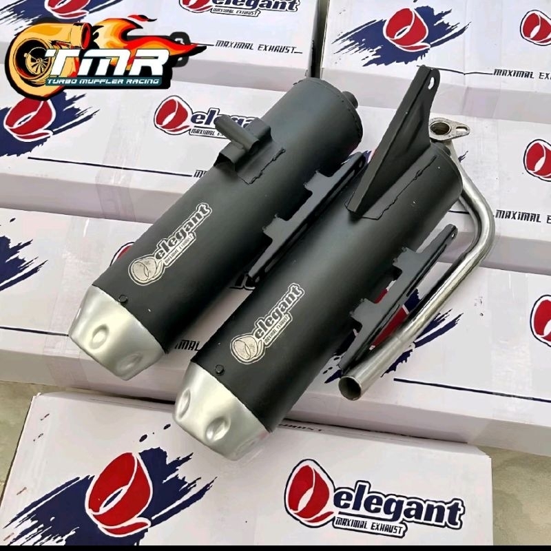 TZM Elegant ORI standar racing suara ngebas beat Scoopy Mio Vario Genio fino x ride aerox n max pcx 