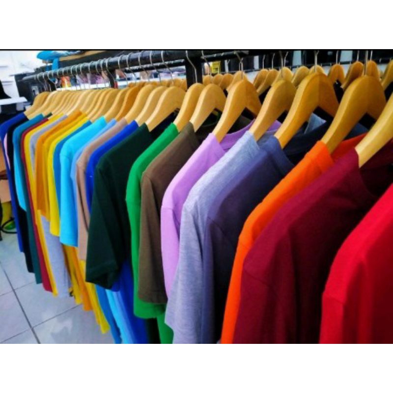 KAOS POLOS GROSIR 24s cotton combed