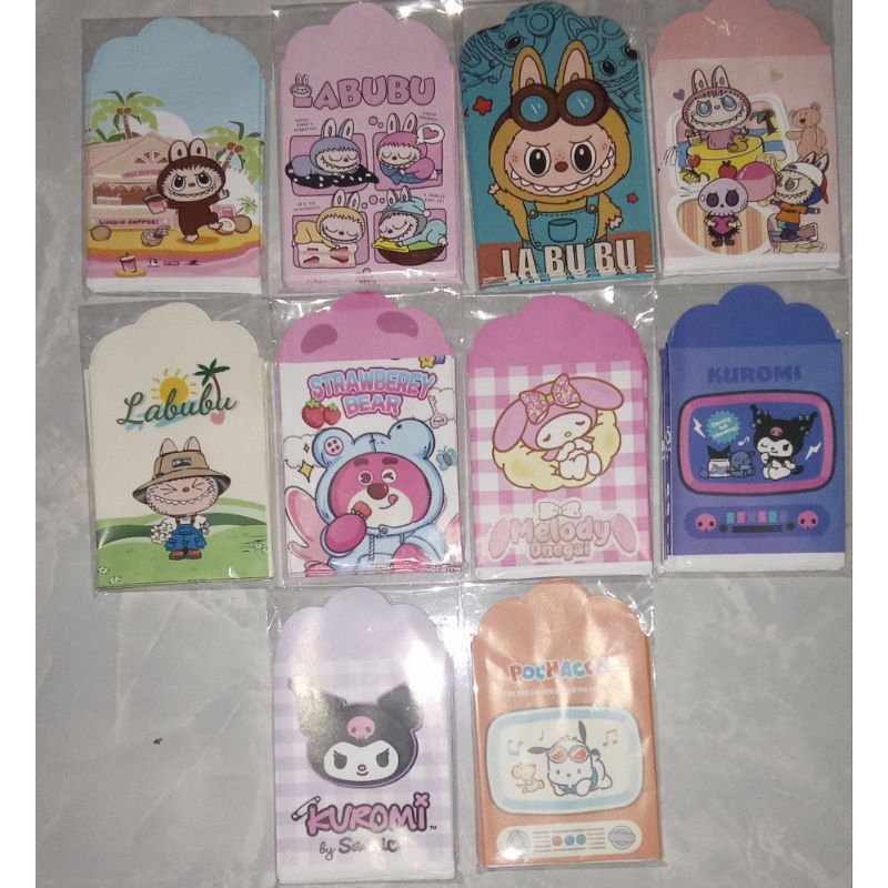 

Amplop isi 10pcs labubu sanrio