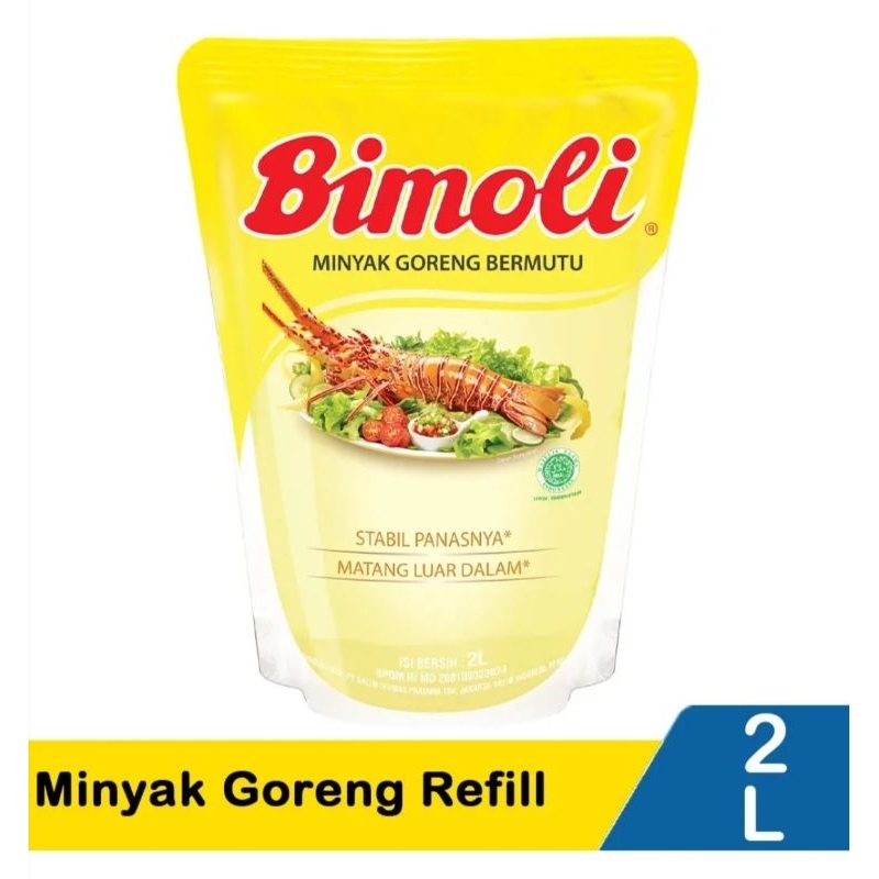 

( 2 L ) MINYAK GORENG BIMOLI 2 LITTER REFFIL