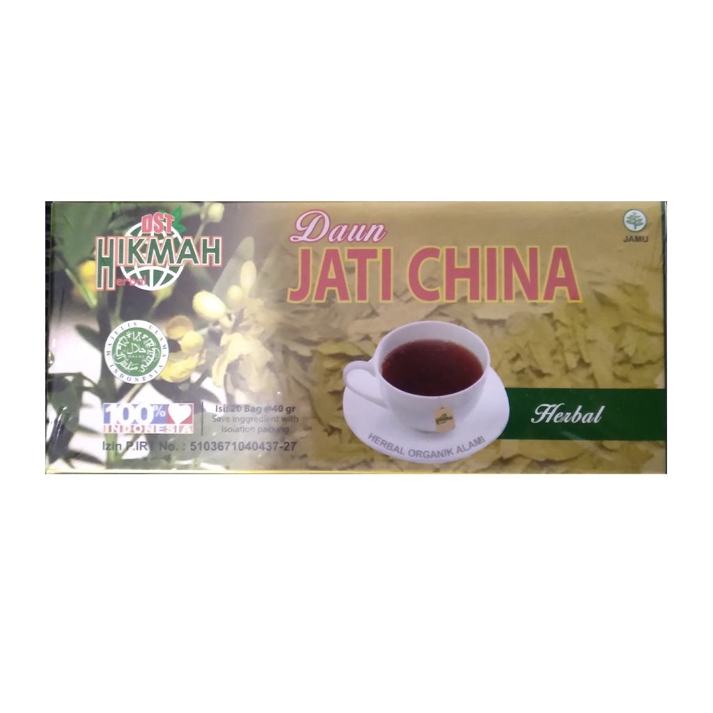 

Teh Celup Herbal Daun Jati Cina Hikmah - EXP : 2027