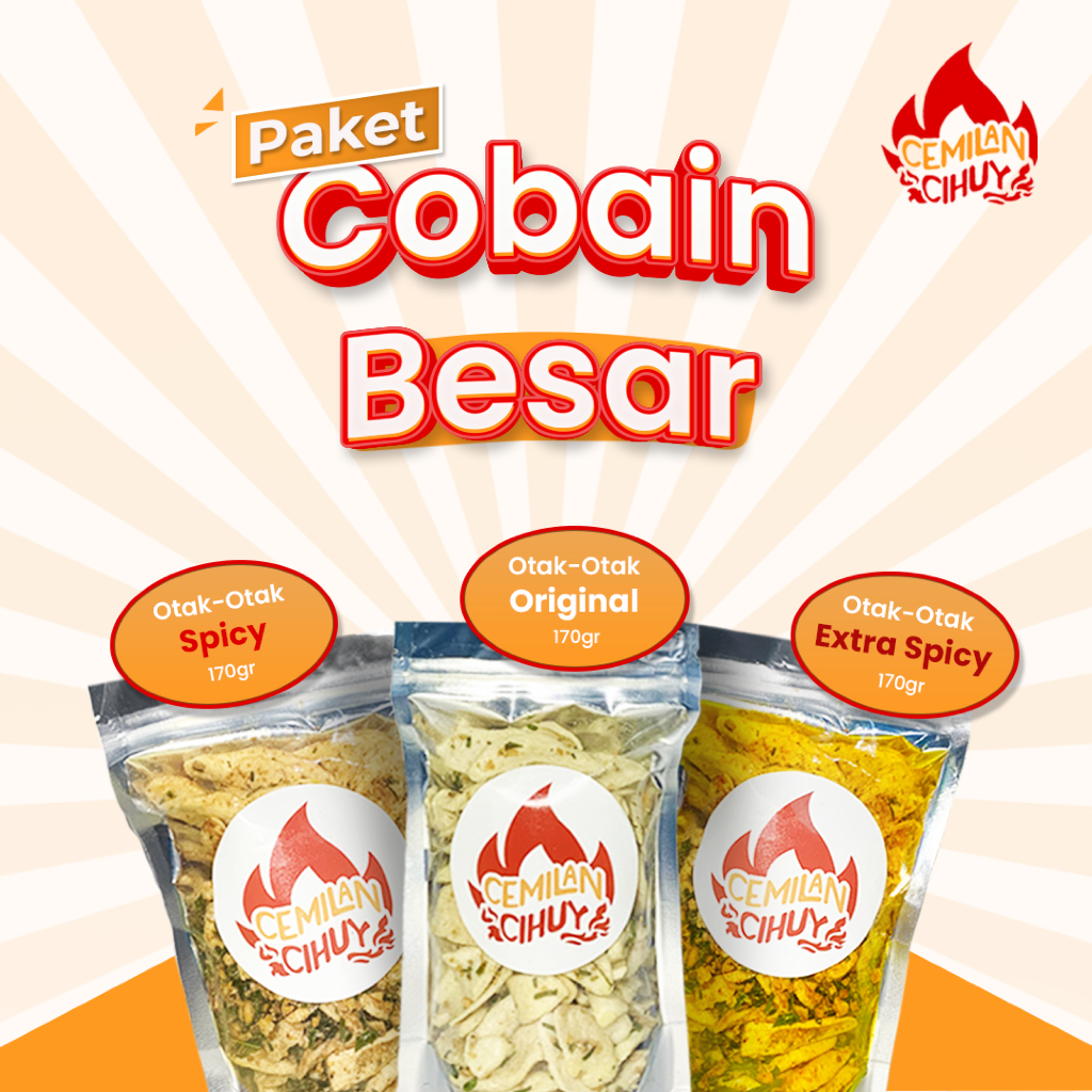 

[Cemilan Cihuy] Paket Cobain Besar Otak Otak