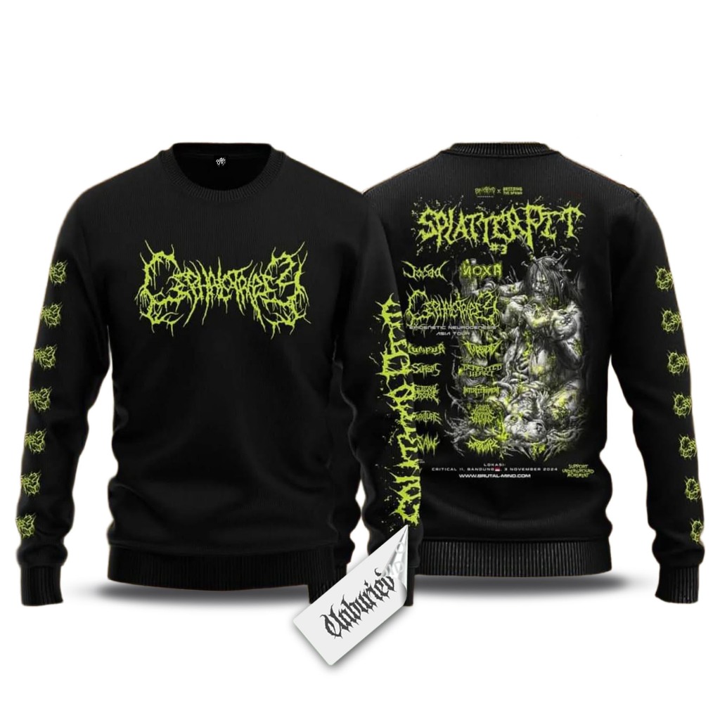 Crewneck - Cephalotripsy - Splatter Pit 3