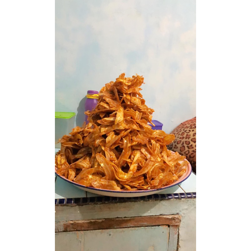 

Keripik Pisang Pedas Manis Tanpa Sari Gula, Asli Cabai