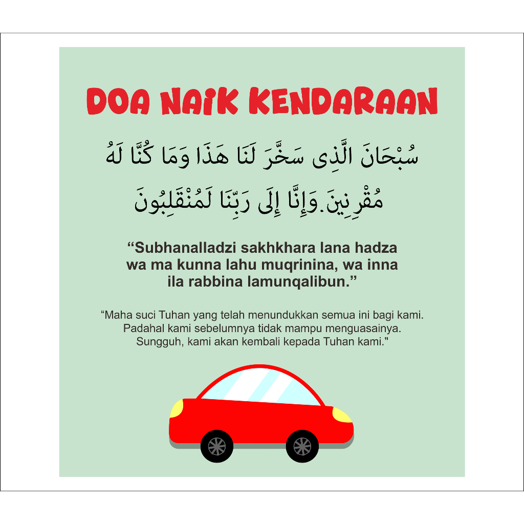 

Stiker Naik Kendaraan - Stiker Doa Harian Berkendara