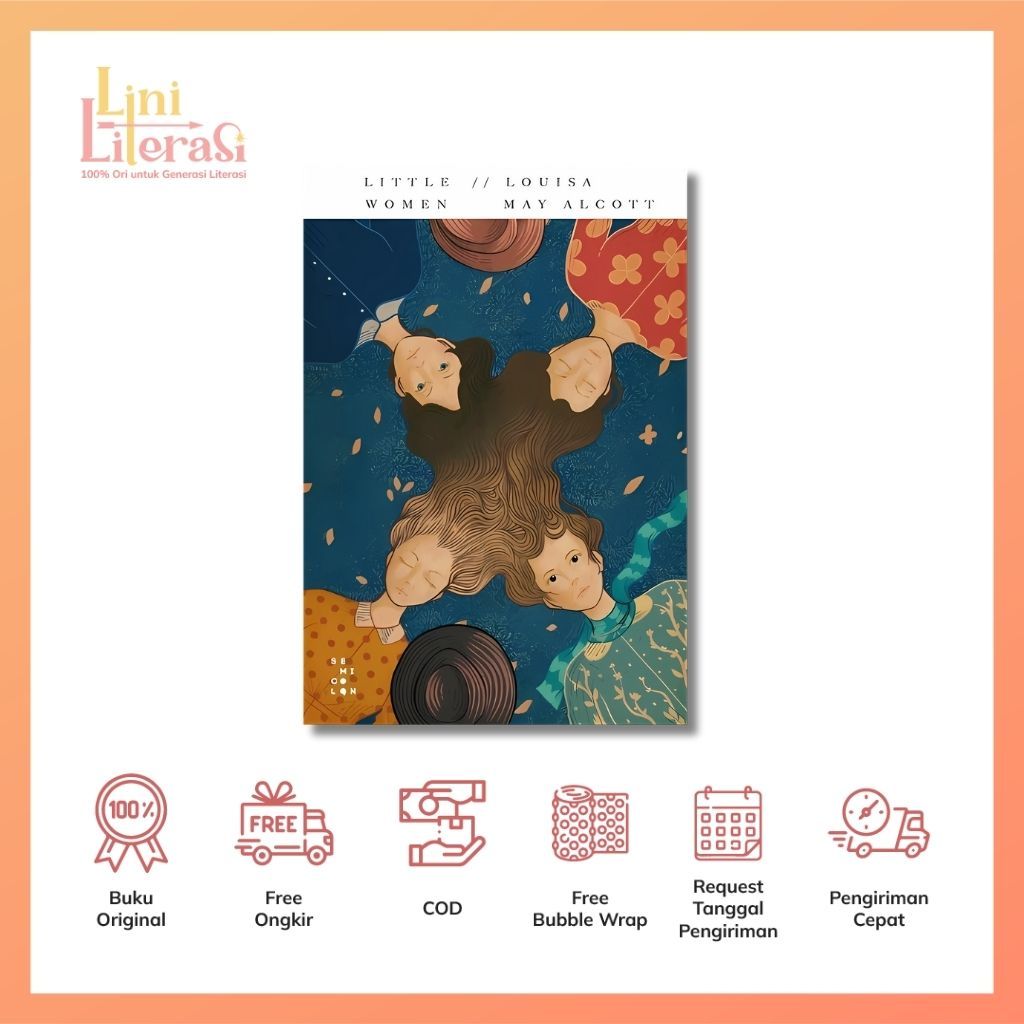 Little Women - Louisa May Alcott - Penerbit Semicolon Publisher