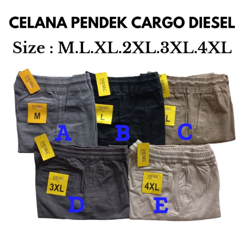 Celana Pendek Cargo Diesel Original