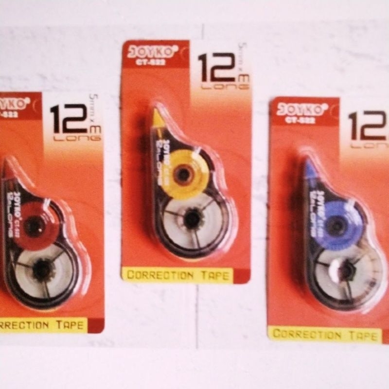 

Correction tape Joyko CT-522 koreksi pen tipex pita atk murah