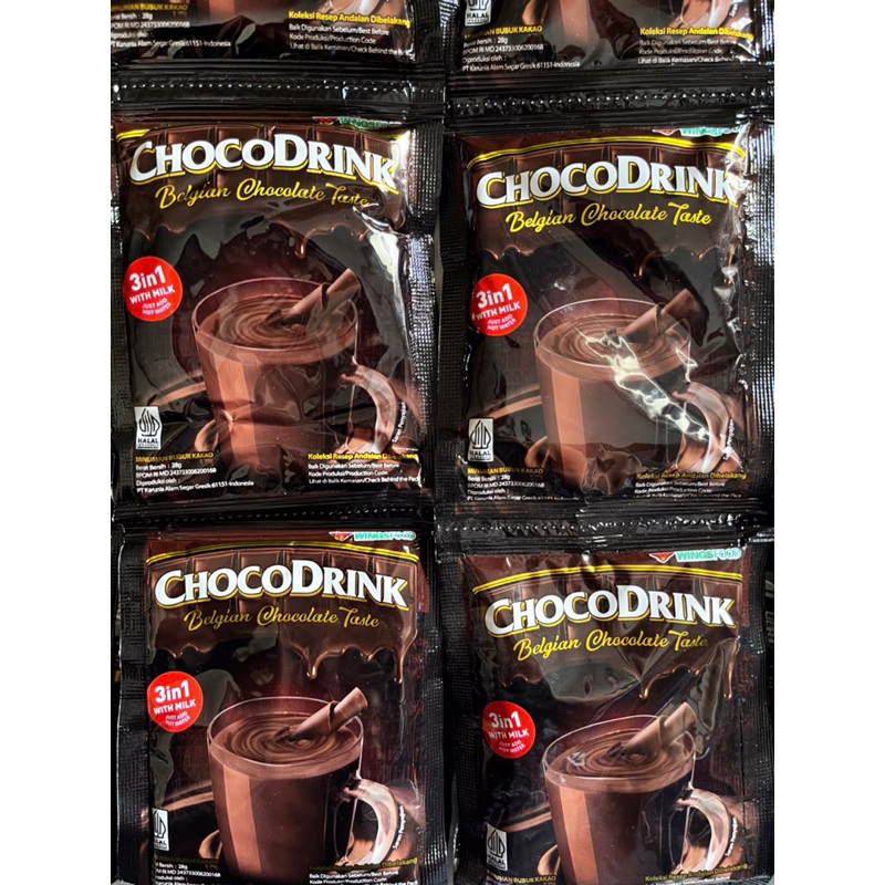 

Chocodrink Belgian Chocolate Taste Milk 3in1 ( 1 renteng isi 10 sachet x 28 gram )