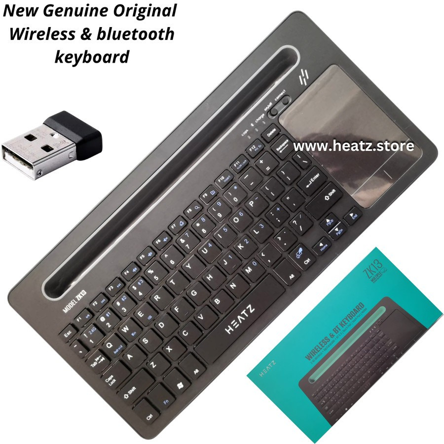 Keyboard Wireless Bluetooth Original Heatz - ZK13