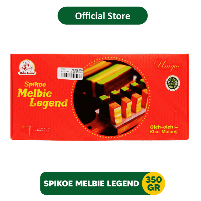 

Spikoe Melbie Legend Kue Laps Malang Legit 350gr | leh Oleh Khas Batu Malang - 052003